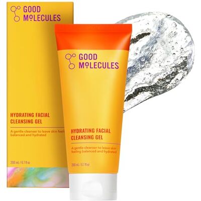 Good Molecules Hydraterende gezichtsreinigingsgel – gezichtsreiniging met rozenwater en ananas – huidverzorging voor gezicht, glans, reiniging en vocht Good Molecules Hydraterende gezichtsreinigingsgel – gezichtsreiniging met rozenwater en ananas – huidverzorging voor gezicht, glans, reiniging en vocht