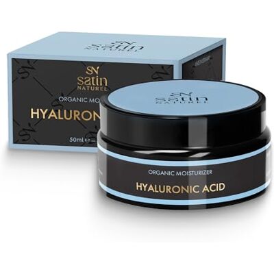 Satin Naturel Vochtinbrengende crème, 50 ml, biologische aloë vera en hyaluronzuur, gezichtscrème met jojoba, zoete amandel en avocado, veganistisch en natuurlijke cosmetica, gevoelige huid Satin Naturel Vochtinbrengende crème, 50 ml, biologische aloë vera en hyaluronzuur, gezichtscrème met jojoba, zoete amandel en avocado, veganistisch en natuurlijke cosmetica, gevoelige huid