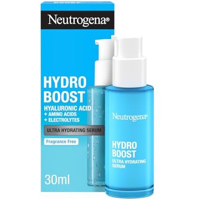 Neutrogena Hydro Boost Ultra Hydraterend Serum (30 ml pompfles) Gezichtsverzorging met hyaluronzuur, aminozuren en elektrolyten Licht snel absorberend serum Neutrogena Hydro Boost Ultra Hydraterend Serum (30 ml pompfles) Gezichtsverzorging met hyaluronzuur, aminozuren en elektrolyten Licht snel absorberend serum