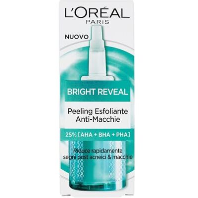 L'Oreal Paris L'Oréal Paris Peeling Peeling voor alle huidtypes, gladde teint met niacinamines, 25% AHA + BHA + PHA, helderheidsontwikkelaar, 25 ml L'Oreal Paris L'Oréal Paris Peeling Peeling voor alle huidtypes, gladde teint met niacinamines, 25% AHA + BHA + PHA, helderheidsontwikkelaar, 25 ml