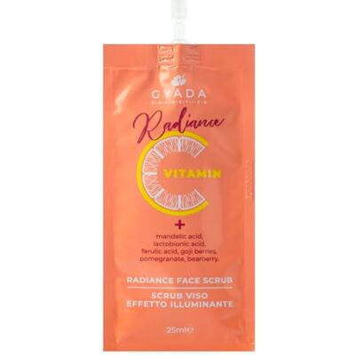 GYADA COSMETICS , Radiance Face Scrub, Scrub-gezicht, werkt de huid soepel en laat geen oxidatie, contrast leeftijdstekenen en uitdrukking, op basis van vitamine C, 25 ml GYADA COSMETICS , Radiance Face Scrub, Scrub-gezicht, werkt de huid soepel en laat geen oxidatie, contrast leeftijdstekenen en uitdrukking, op basis van vitamine C, 25 ml