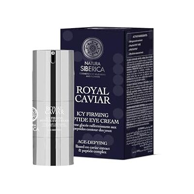 Natura Siberica 4.74418E+12 Crème pour les yeux rafraîchissante et raffermissante au motif de aviar Beluga 15 ml Natura Siberica 4.74418E+12 Crème pour les yeux rafraîchissante et raffermissante au motif de aviar Beluga 15 ml