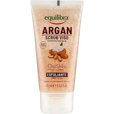 Equilibra Gommage Visage Argan 75 ml Lot de 1 Equilibra Gommage Visage Argan 75 ml Lot de 1