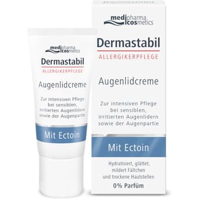 Medipharma Cosmetics Dermastabil Ooglidcrème Kalmeert fijne lijntjes en droge delen van de gevoelige huid rond de ogen met ectoïne 15 ml Medipharma Cosmetics Dermastabil Ooglidcrème Kalmeert fijne lijntjes en droge delen van de gevoelige huid rond de ogen met ectoïne 15 ml