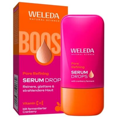 WELEDA Bio Pore Refining Serum Drops natuurlijke cosmetica Booster Drops verfijnt de poriën en verzorgt voor een heldere en gelijkmatige teint (veganistisch, 30 ml) WELEDA Bio Pore Refining Serum Drops natuurlijke cosmetica Booster Drops verfijnt de poriën en verzorgt voor een heldere en gelijkmatige teint (veganistisch, 30 ml)