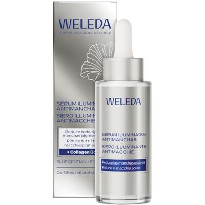 WELEDA Biologisch pigmentvlekkenserum met gentiaan en edelweiss voor een stralende teint en minder vlekken (1 x 30 ml) WELEDA Biologisch pigmentvlekkenserum met gentiaan en edelweiss voor een stralende teint en minder vlekken (1 x 30 ml)