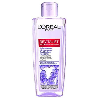L'Oreal Paris L'Oréal Paris Hyaluron hydraterende gezichtsverzorging anti-aging reiniging met hyaluronzuur pure make-up remover Revitalift Filler 200 ml L'Oreal Paris L'Oréal Paris Hyaluron hydraterende gezichtsverzorging anti-aging reiniging met hyaluronzuur pure make-up remover Revitalift Filler 200 ml