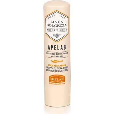 Helan , Apelab Stick, natuurlijke biologische sheaboter, hydraterende en herstellende lippenbalsem tegen kou en zon, verzachtend, droge en gebarsten lippenbalsem, 4 ml Helan , Apelab Stick, natuurlijke biologische sheaboter, hydraterende en herstellende lippenbalsem tegen kou en zon, verzachtend, droge en gebarsten lippenbalsem, 4 ml