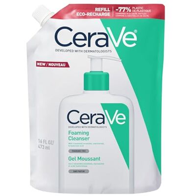 CeraVe Navulverpakking van schuimrubber voor gezichtsreiniging, 473 ml CeraVe Navulverpakking van schuimrubber voor gezichtsreiniging, 473 ml