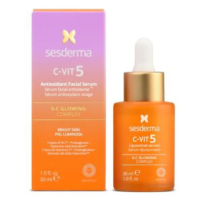 SESDERMA C-Vit 5 Liposomaal serum Antioxidant serum voor hydraterende en stralende huid eerste tekenen van veroudering 30 ml SESDERMA C-Vit 5 Liposomaal serum Antioxidant serum voor hydraterende en stralende huid eerste tekenen van veroudering 30 ml
