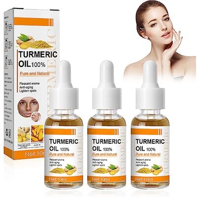 Horuili Kurkuma vlekcorrectieserum, anti-oxidant serum met kurkuma voor het lichter maken van de huid, kurkuma etherische gezichtsolie voor diepe hydratatie (3 stuks) Horuili Kurkuma vlekcorrectieserum, anti-oxidant serum met kurkuma voor het lichter maken van de huid, kurkuma etherische gezichtsolie voor diepe hydratatie (3 stuks)