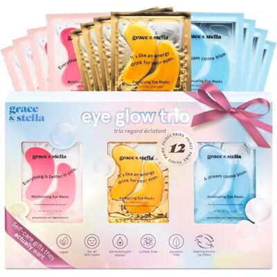 grace & stella Concealer pads, oogmasker tegen wallen, oogverzorging met verkoelend oogkussen tegen oogrimpels, 12 paar grace & stella Concealer pads, oogmasker tegen wallen, oogverzorging met verkoelend oogkussen tegen oogrimpels, 12 paar