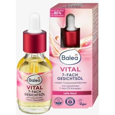 Balea Vital gezichtsolie 7 maal 30 ml Balea Vital gezichtsolie 7 maal 30 ml