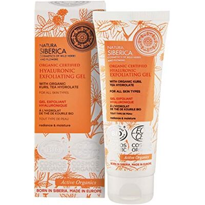 Natura Siberica Biologische hyaluronpeeling-gel voor alle huidtypes, biologisch gecertificeerd Natura Siberica Biologische hyaluronpeeling-gel voor alle huidtypes, biologisch gecertificeerd