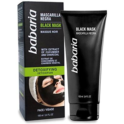 Babaria 1004-00307 Gezichtsmasker, zwart, 100 ml Babaria 1004-00307 Gezichtsmasker, zwart, 100 ml