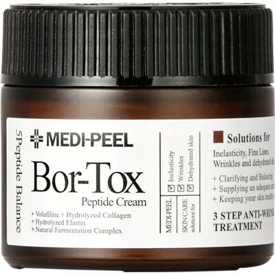 Medi-peel Bor-Tox Peptide Cream unieke corrigerende crème voor expressielijnen met versterkt effect. Medi-peel Bor-Tox Peptide Cream unieke corrigerende crème voor expressielijnen met versterkt effect.