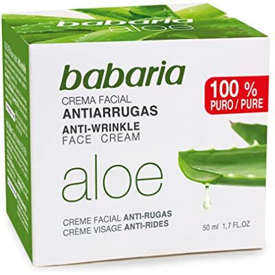Babaria Natural Anti-rimpel Face Cream Aloë Vera 50 ml btsw-31352, Babaria Natural Anti-rimpel Face Cream Aloë Vera 50 ml btsw-31352,