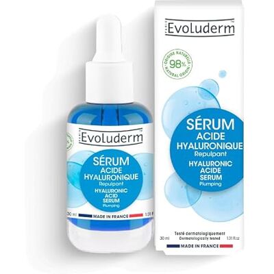 Evoluderm Hyaluronzuur serum – 30 ml – 98% ingrediënten van natuurlijke oorsprong – veganistisch Evoluderm Hyaluronzuur serum – 30 ml – 98% ingrediënten van natuurlijke oorsprong – veganistisch