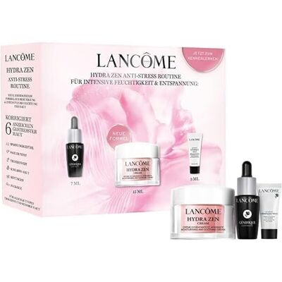 Lancôme Hydra Zen Anti-Stress Routineset Hydra Zen Cream 15 ml + Ultimate Generic Serum 7 ml + Advanced Genic Eye 3 ml Lancôme Hydra Zen Anti-Stress Routineset Hydra Zen Cream 15 ml + Ultimate Generic Serum 7 ml + Advanced Genic Eye 3 ml