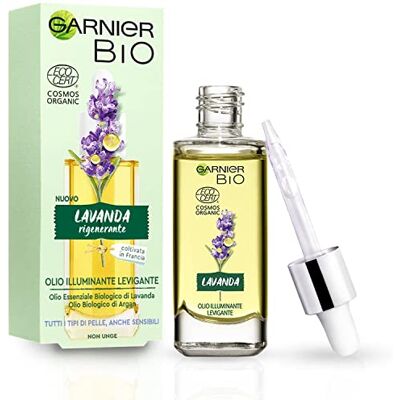 Garnier Etherische biologische lavendelolie en biologische arganolie voor alle huidtypes, ook de gevoelige huid, 30 ml Garnier Etherische biologische lavendelolie en biologische arganolie voor alle huidtypes, ook de gevoelige huid, 30 ml