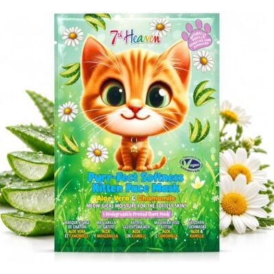 7th Heaven Mascarilla De Tela Animal Mask Gatito 7th Heaven Mascarilla De Tela Animal Mask Gatito