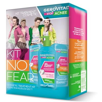 GEROVITAL Stop Acnee Acnebehandelingsset 150 ml reinigingsgel, 50 ml talgbestrijdingscrème en ultra-actieve vlekverwijderaar 15 ml reinigt, matteert en vermindert onvolkomenheden GEROVITAL Stop Acnee Acnebehandelingsset 150 ml reinigingsgel, 50 ml talgbestrijdingscrème en ultra-actieve vlekverwijderaar 15 ml reinigt, matteert en vermindert onvolkomenheden