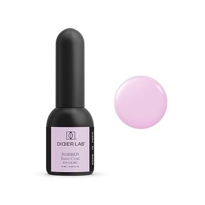 DIDIER LAB Hoogwaardige rubberen basisgel HEMA en TPO vrij ijslila versterking voor beschadigde nagels langdurige UV/LED basislak zelfnivellerende formule 10 ml DIDIER LAB Hoogwaardige rubberen basisgel HEMA en TPO vrij ijslila versterking voor beschadigde nagels langdurige UV/LED basislak zelfnivellerende formule 10 ml