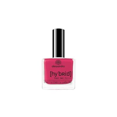 alessandro HYBRID Cherry Lady Nagellak, intens framboosrood, in slechts 3 stappen, perfecte nagels zonder led, houdt tot 10 dagen, 8 ml alessandro HYBRID Cherry Lady Nagellak, intens framboosrood, in slechts 3 stappen, perfecte nagels zonder led, houdt tot 10 dagen, 8 ml