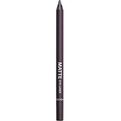 GOSH Matte eyeliner in dramatisch donker paars, romig zachte textuur voor eenvoudig aanbrengen hoge dekking, ideaal voor smokey eyes perfect voor mascara veganistisch en parfumvrij I 010 Black Violet GOSH Matte eyeliner in dramatisch donker paars, romig zachte textuur voor eenvoudig aanbrengen hoge dekking, ideaal voor smokey eyes perfect voor mascara veganistisch en parfumvrij I 010 Black Violet