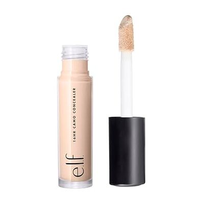 e.l.f. 16HR Camo Concealer, volledige dekking, intensieve pigmenten, matte afwerking, Light Peach tint, 6 ml e.l.f. 16HR Camo Concealer, volledige dekking, intensieve pigmenten, matte afwerking, Light Peach tint, 6 ml