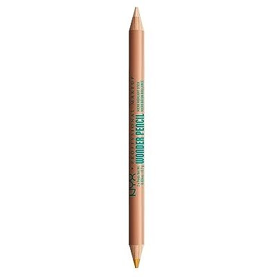 NYX PROFESSIONAL MAKEUP Wenkbrauwstift met twee uiteinden, om op te tillen, te markeren en te verbergen, Wonder Pencil NYX PROFESSIONAL MAKEUP Wenkbrauwstift met twee uiteinden, om op te tillen, te markeren en te verbergen, Wonder Pencil
