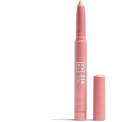 3ina MAKEUP The 24H Oogschaduwstick 314 roze oogschaduwstick met romige textuur, waterdicht 24 uur met mat glinsterend en metallic oppervlak multitasking veganistisch zonder 3ina MAKEUP The 24H Oogschaduwstick 314 roze oogschaduwstick met romige textuur, waterdicht 24 uur met mat glinsterend en metallic oppervlak multitasking veganistisch zonder