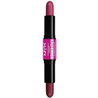 NYX PROFESSIONAL MAKEUP Romige blos, hydraterend hyaluronzuur, modulaire textuur, veganistische formule, wonder stick, kleur: Deep Magenta + Ginger (04) NYX PROFESSIONAL MAKEUP Romige blos, hydraterend hyaluronzuur, modulaire textuur, veganistische formule, wonder stick, kleur: Deep Magenta + Ginger (04)