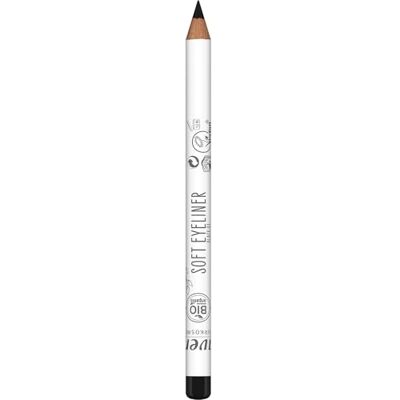 lavera Soft Eyeliner Black 01 oogpotlood natuurlijke cosmetica veganistisch siliconenvrij biologische jojoba-olie en biologische zonnebloemolie 1,14 g lavera Soft Eyeliner Black 01 oogpotlood natuurlijke cosmetica veganistisch siliconenvrij biologische jojoba-olie en biologische zonnebloemolie 1,14 g