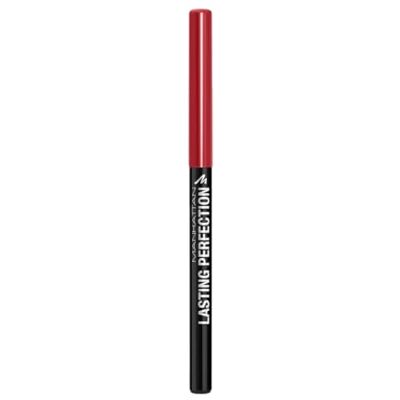 Manhattan Lasting Perfection Lipliner, Fb. 24 Red Diva, langdurige en dekkende contourstift, 2 g Manhattan Lasting Perfection Lipliner, Fb. 24 Red Diva, langdurige en dekkende contourstift, 2 g