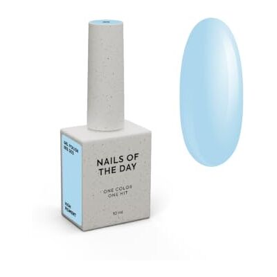 NAILS OF THE DAY NAILSOFTHEDAY Gel Polish Nagellak, semi-permanent, soak off, één laag, 10 ml, hemelsblauw (303-iris) NAILS OF THE DAY NAILSOFTHEDAY Gel Polish Nagellak, semi-permanent, soak off, één laag, 10 ml, hemelsblauw (303-iris)