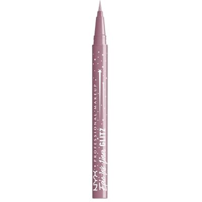 NYX PROFESSIONAL MAKEUP Eyeliner Epic Ink Jeans Glitz Liquid: Shimmer Waterdichte eyeliner, 24 uur lang houdend, met glitter, eenvoudig te bedienen, 1 glitterbeweging NYX PROFESSIONAL MAKEUP Eyeliner Epic Ink Jeans Glitz Liquid: Shimmer Waterdichte eyeliner, 24 uur lang houdend, met glitter, eenvoudig te bedienen, 1 glitterbeweging