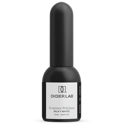 DIDIER LAB Sculpture Polybase UV-nagellak Milky White Base Coat & 2-in-1 zelfnivellerende nagellak sterke hechting semi-permanente LED UV nagellak snelle en perfecte manicure 10 ml DIDIER LAB Sculpture Polybase UV-nagellak Milky White Base Coat & 2-in-1 zelfnivellerende nagellak sterke hechting semi-permanente LED UV nagellak snelle en perfecte manicure 10 ml
