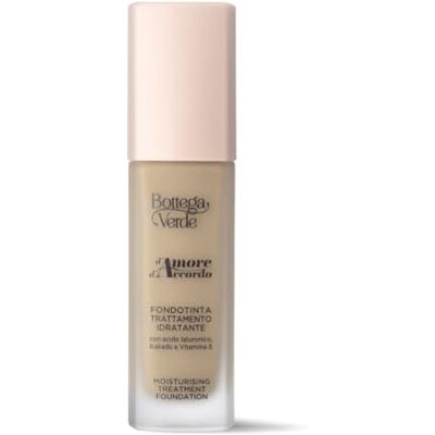 Bottega Verde d'Amour d'Accord 12 uur hydraterende foundation met hyaluronzuur, kakadu en vitamine E (30 ml) honing Bottega Verde d'Amour d'Accord 12 uur hydraterende foundation met hyaluronzuur, kakadu en vitamine E (30 ml) honing