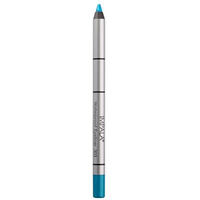 Impala Romige en waterdichte oogpotlood kleur 303 hemelsblauw gedefinieerde contour of rookeffect dichte en romige textuur eenvoudig aan te brengen glanzende kleur, langdurig en waterdicht Impala Romige en waterdichte oogpotlood kleur 303 hemelsblauw gedefinieerde contour of rookeffect dichte en romige textuur eenvoudig aan te brengen glanzende kleur, langdurig en waterdicht