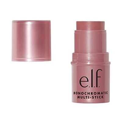 e.l.f. Multi-Stick Monochromatic: Romige blush, lichte textuur, multifunctioneel, luxueus en iriserend, perfect voor reparaties onderweg, vervaagt moeiteloos, Sparkling Rose tint, 4,4 g. e.l.f. Multi-Stick Monochromatic: Romige blush, lichte textuur, multifunctioneel, luxueus en iriserend, perfect voor reparaties onderweg, vervaagt moeiteloos, Sparkling Rose tint, 4,4 g.