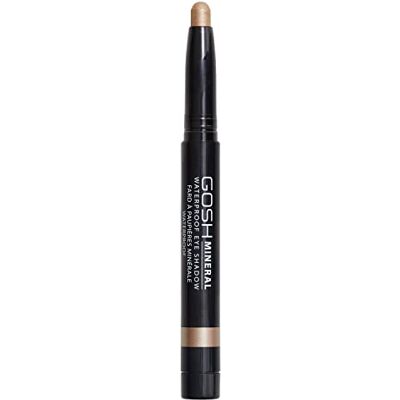 GOSH Mineral Waterproof Eye Shadow, draaibare oogschaduwstift met romige textuur voor eenvoudig aanbrengen en intens kleurresultaat, waterdicht, duurzaam en parfumvrij, 012 Golden Nude GOSH Mineral Waterproof Eye Shadow, draaibare oogschaduwstift met romige textuur voor eenvoudig aanbrengen en intens kleurresultaat, waterdicht, duurzaam en parfumvrij, 012 Golden Nude