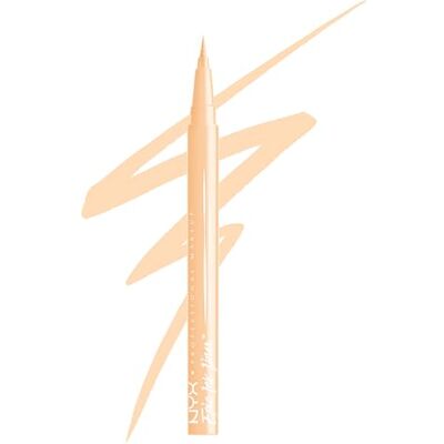 NYX PROFESSIONAL MAKEUP Hypergepigmenteerde eyeliner, gedefinieerde lijnen en intensieve look, langdurige waterdichte formule, Epic Ink Liner, Kleur: Marshmellow NYX PROFESSIONAL MAKEUP Hypergepigmenteerde eyeliner, gedefinieerde lijnen en intensieve look, langdurige waterdichte formule, Epic Ink Liner, Kleur: Marshmellow
