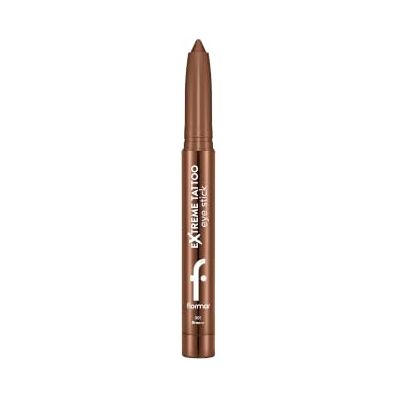 Flormar Extreme Tattoo Gel Eyeliner & Eyeshadow Stick Roterende gel-oogstift met geïntegreerde puntenslijper, sterk gepigmenteerd voor glinsterende oogmake-up, 005, brons, 1,4 g Flormar Extreme Tattoo Gel Eyeliner & Eyeshadow Stick Roterende gel-oogstift met geïntegreerde puntenslijper, sterk gepigmenteerd voor glinsterende oogmake-up, 005, brons, 1,4 g