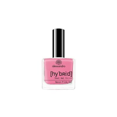 alessandro Hybrid 3-staps neonroze nagellak voor perfecte nagels zonder led, houdbaarheid tot 10 dagen, 8 ml alessandro Hybrid 3-staps neonroze nagellak voor perfecte nagels zonder led, houdbaarheid tot 10 dagen, 8 ml