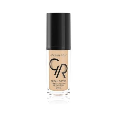 Golden Rose Total Cover 2-in-1 Porselein Foundation LSF 15 Golden Rose Total Cover 2-in-1 Porselein Foundation LSF 15