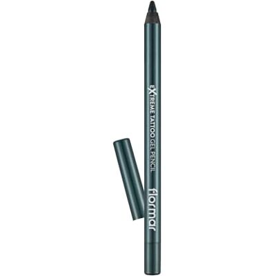 Flormar Extreme Tattoo Gel Pencil Eyeliner Gel Waterproof Tattoo Effect Plum Glitter Potlood Sterk Gepigmenteerd Langdurige oogmake-up voor dames, 003 Deep Green Flormar Extreme Tattoo Gel Pencil Eyeliner Gel Waterproof Tattoo Effect Plum Glitter Potlood Sterk Gepigmenteerd Langdurige oogmake-up voor dames, 003 Deep Green