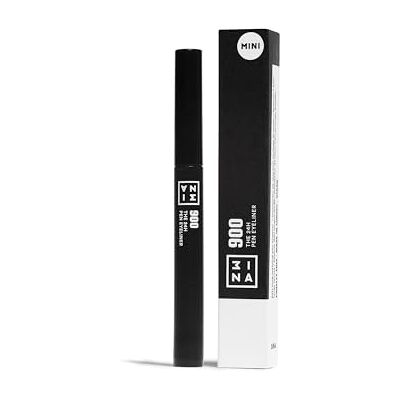 3ina MAKEUP The 24H Pen Eyeliner 900 (mini) Langdurig mat vloeibaar eyelinerpotlood met precisiepunt Sterk gepigmenteerde vloeibare liner Reisformaat Veganistisch Cruelty Free 3ina MAKEUP The 24H Pen Eyeliner 900 (mini) Langdurig mat vloeibaar eyelinerpotlood met precisiepunt Sterk gepigmenteerde vloeibare liner Reisformaat Veganistisch Cruelty Free
