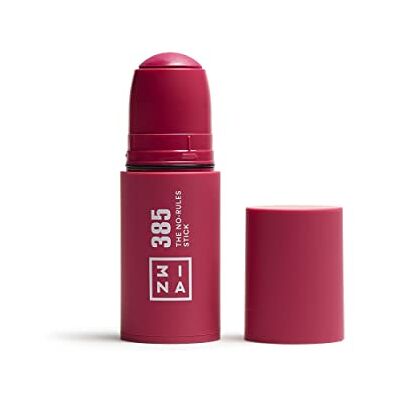 3ina MAKEUP The No Rules Stick 385 – bordeaux – blush crème bordeaux met hyaluronzuur – blush stick voor lippen en wangen – blush met natuurlijke en lichtgevende afwerking – veganistisch – zonder 3ina MAKEUP The No Rules Stick 385 – bordeaux – blush crème bordeaux met hyaluronzuur – blush stick voor lippen en wangen – blush met natuurlijke en lichtgevende afwerking – veganistisch – zonder
