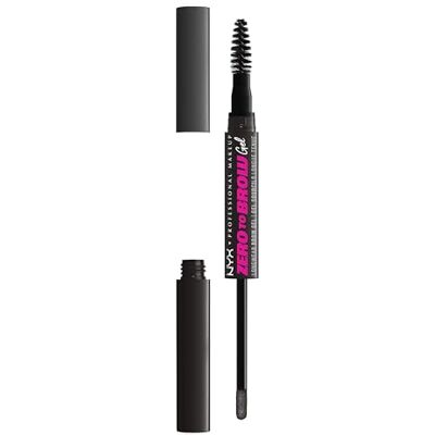 NYX PROFESSIONAL MAKEUP Wenkbrauwgel, natuurlijk effect, houdt tot 2 dagen De wenkbrauwgel kleurt de wenkbrauwen, zwart NYX PROFESSIONAL MAKEUP Wenkbrauwgel, natuurlijk effect, houdt tot 2 dagen De wenkbrauwgel kleurt de wenkbrauwen, zwart